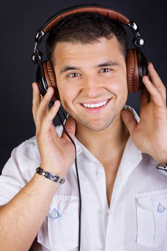 image of smiling DJ
