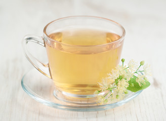 Cup of linden tea