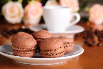 Chocolate macaroons
