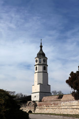 Fototapeta na wymiar Wieża zegarowa w Belgradzie, Serbia