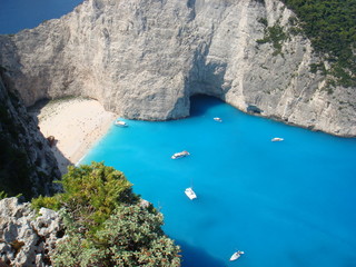 Shipwreck bay beach, Zakynthos, Greece