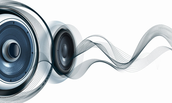 image of speakerphones and sound