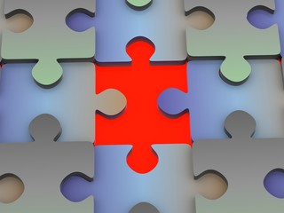 Obraz premium puzzle