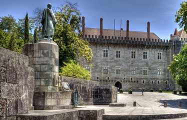 Paço dos Duques de Bragança, Guimarães, Portugal.