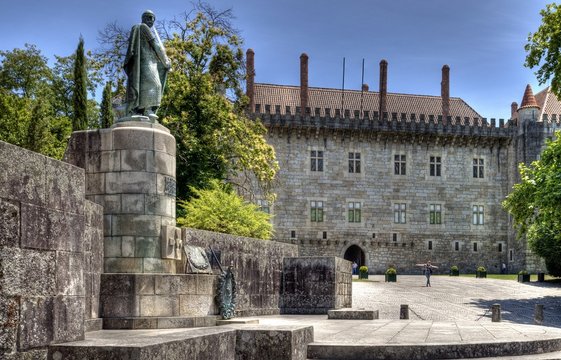 Pa&ccedil;o dos Duques de Bragan&ccedil;a, Guimar&atilde;es, Portugal.