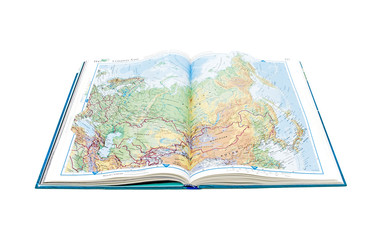 World Atlas. Page opens with the image of Russia.