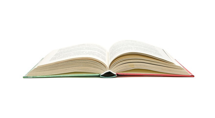 Book isolated on white background