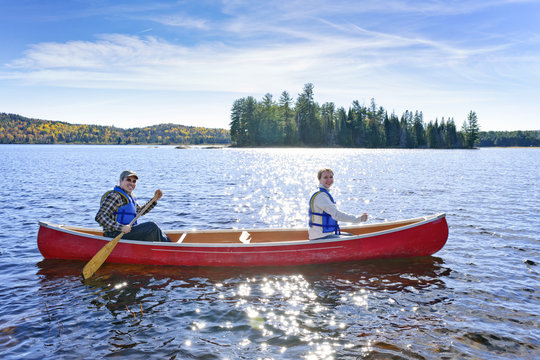 Family canoe trip