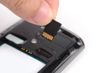 Memory card and cellphone