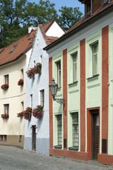 Historic houses in Cesky Krumlov