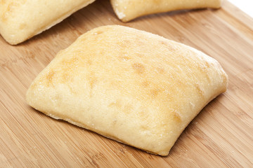 Fresh ciabatta bread