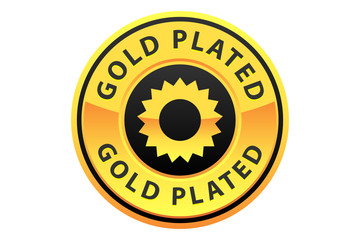 Gold Plated Label