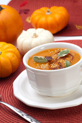 Spicy Roasted Pumpkin Soup