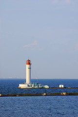 Lighthouse in the black sea