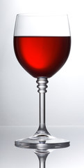 glass of red wine