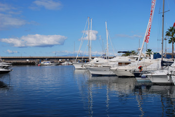 Obraz premium yacht port