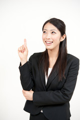 a portrait of asian businesswoman