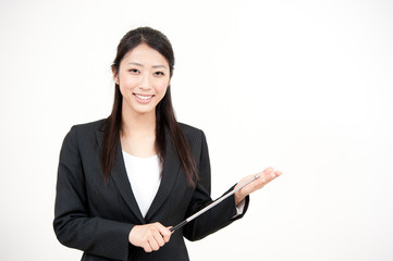 a portrait of asian businesswoman