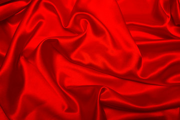 Fototapeta premium Sensuous Smooth Red Satin