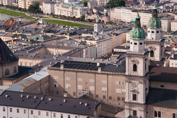 Fototapeta na wymiar Salzburg, Plac Katedralny