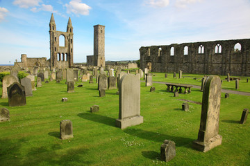St Andrews cathedral grounds, Scotland, GB