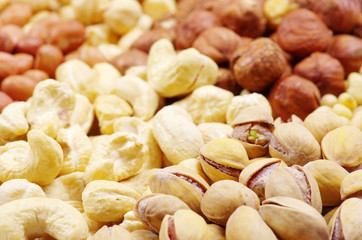 various nuts