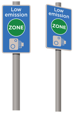 Low Carbon Emissions Zone Sign