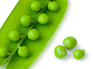 Pea closeup