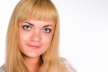Naklejka premium nice girl portrait