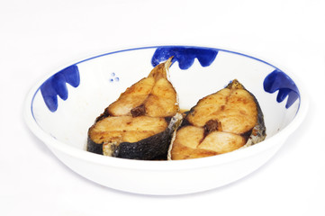 asian deep fried fish slice