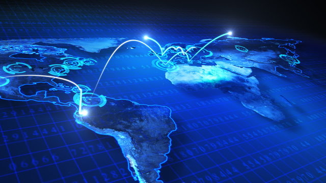 Global finance, global communication.