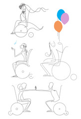 Young people with disabilities of motor function