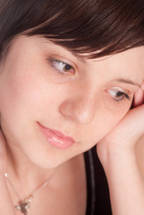 Obraz premium cute girl dreaming