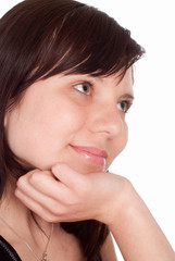 Fototapeta premium cute girl dreaming