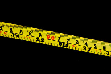 Yellow tape measure