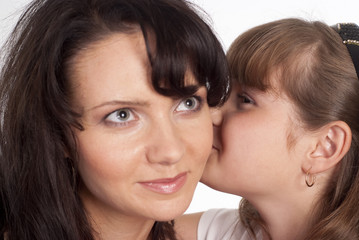 mom and child whisper