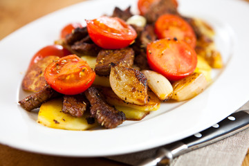 Rustic beef dish