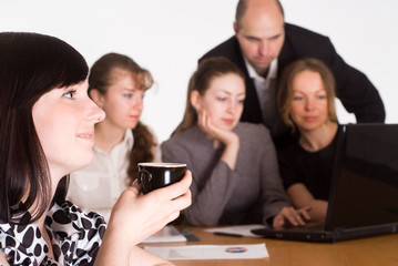 worker drinks on work