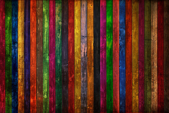 Tavole di legno colorato - texture