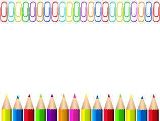 school tools , back to school background