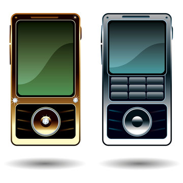 Diamond_Phone_Gold_Silver