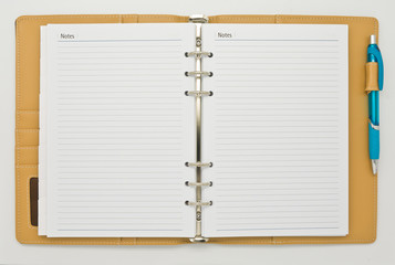 open notebook