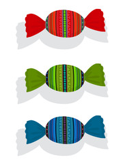 Wrapped candies