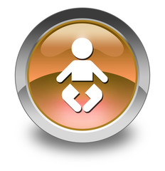 Orange Glossy Pictogram 