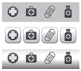 Ic&ocirc;nes premiers secours