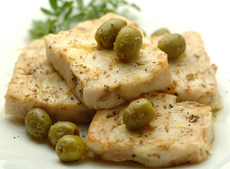 Merluzzo con olive