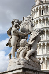 Fototapeta na wymiar pendant tower at Pisa