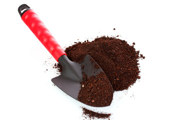 gardening isolated on white