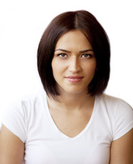 Woman smiling