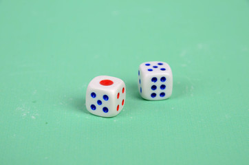 Close up of dice